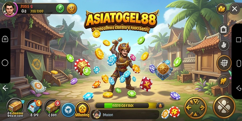 Tampilan gameplay menarik dari ASIATOGEL88 dalam simulasi dunia virtual.
