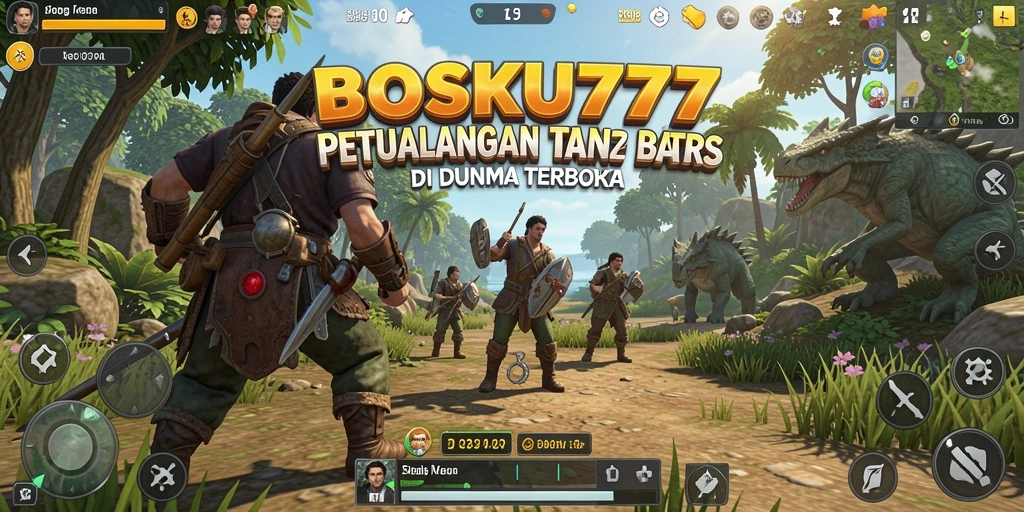 Tampilan menakjubkan dari eksplorasi dunia terbuka BOSKU777.