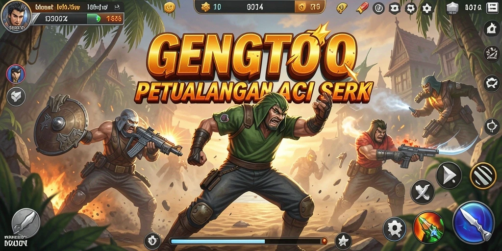 Screenshot gameplay GENGTOTO yang menunjukkan aksi seru pemain.
