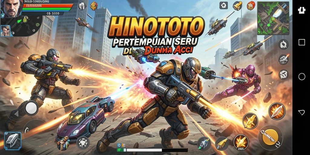 Tampilan menarik saat bertarung di HINOTOTO dengan aksi mendebarkan.