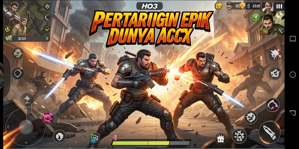 Gameplay seru di HO3 dengan aksi mendebarkan dan grafis menawan.