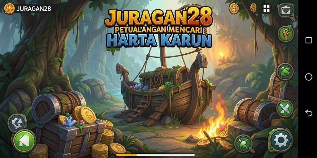 Tampilan gameplay JURAGAN28 yang penuh aksi dan tantangan.