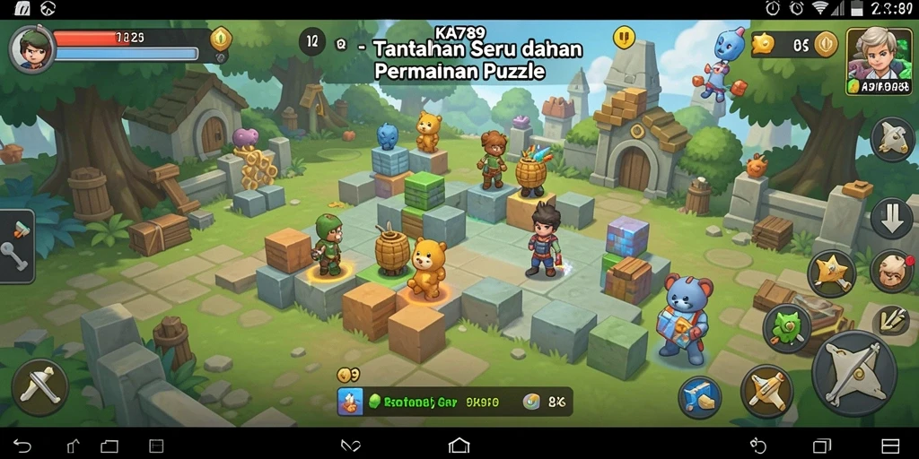 Tampilan gameplay KA789 dengan berbagai tantangan Puzzle yang menantang.