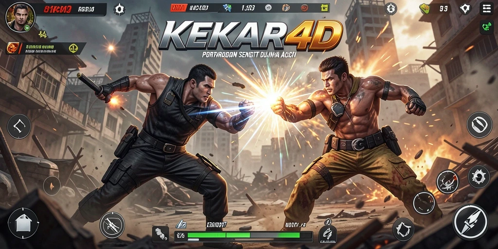 Tampilan gameplay menegangkan di <strong>KEKAR4D</strong> dengan aksi pertarungan yang cepat.