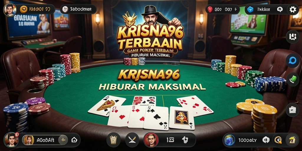 Tampilan Gameplay Poker yang Seru di KRISNA96.