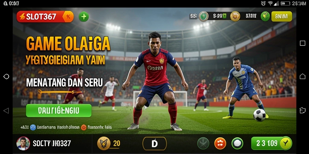 Tampilan gameplay SLOT367 yang seru dan mendebarkan saat bermain olahraga.