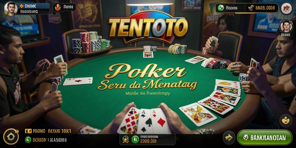 Tampilan gameplay di TENTOTO dengan pemain yang sedang beraksi.