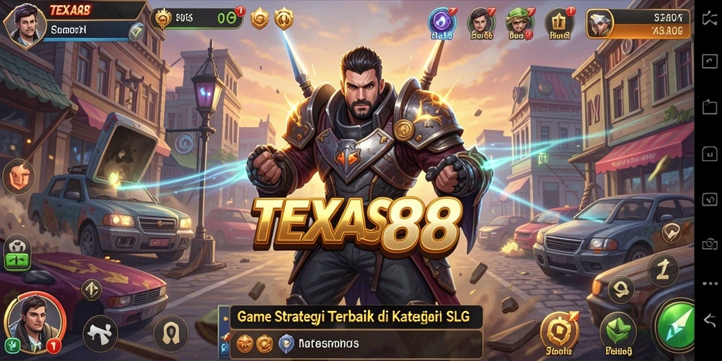 TEXAS88 menampilkan aksi gameplay SLG yang mendebarkan.
