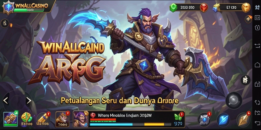 Tampilan gameplay WINALLCASINO yang seru dan menarik dalam genre ARPG.