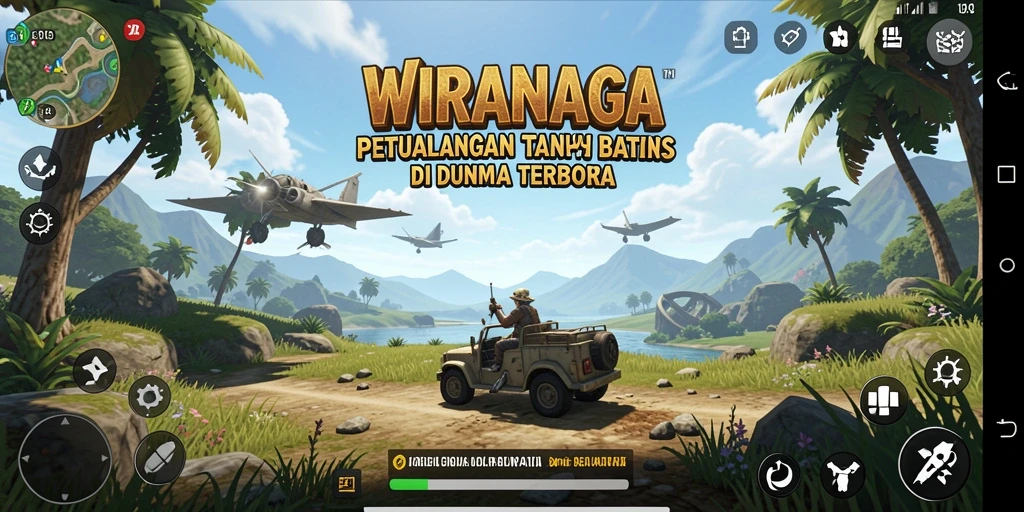 Tampilan gameplay menakjubkan dalam dunia Open World WIRANAGA.